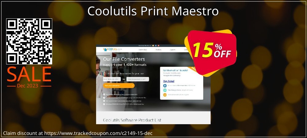 Coolutils Print Maestro coupon on National Walking Day super sale