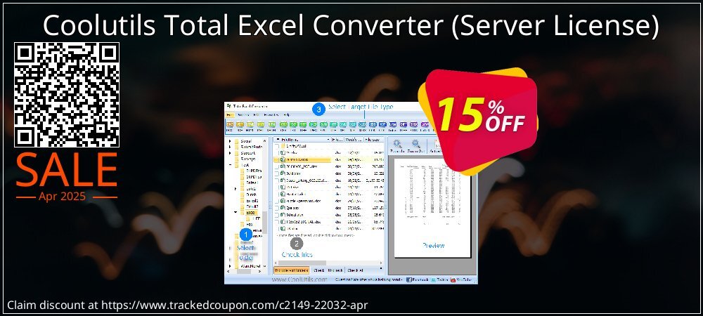 Coolutils Total Excel Converter - Server License  coupon on April Fools' Day sales