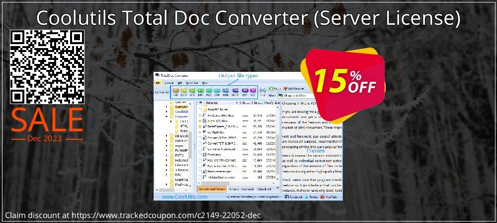 Coolutils Total Doc Converter - Server License  coupon on April Fools' Day offer