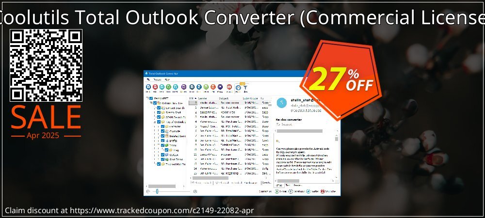 Coolutils Total Outlook Converter - Commercial License  coupon on April Fools' Day offering sales