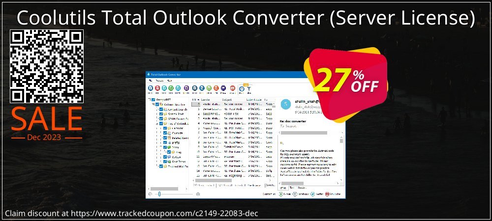 Coolutils Total Outlook Converter - Server License  coupon on Easter Day super sale
