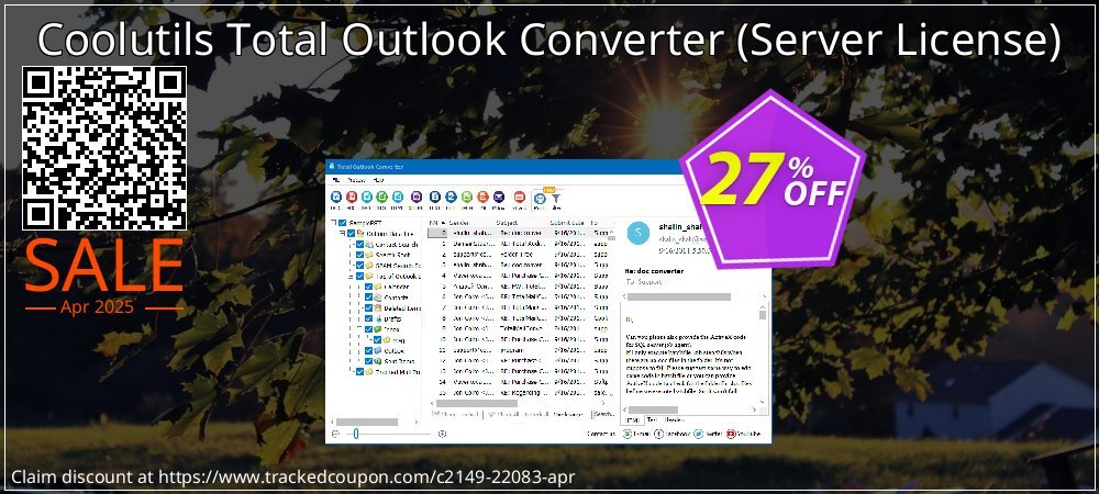 Coolutils Total Outlook Converter - Server License  coupon on Easter Day super sale