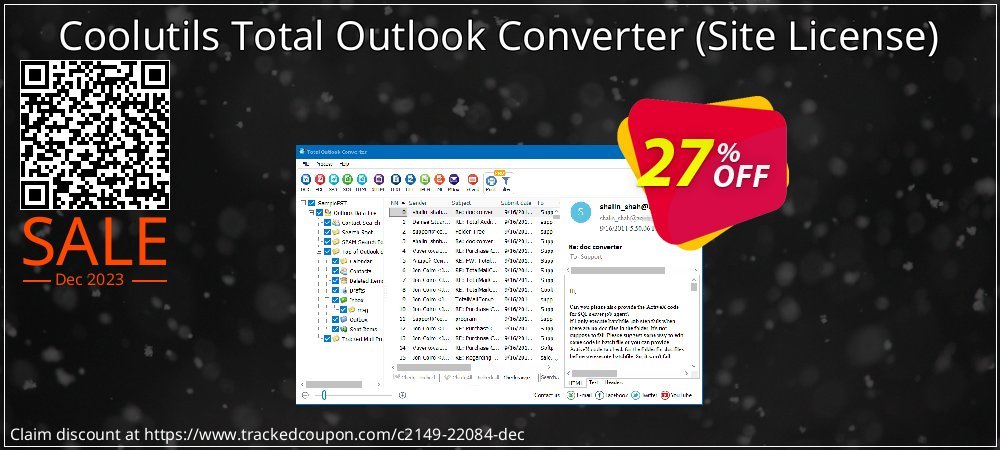 Coolutils Total Outlook Converter - Site License  coupon on Tell a Lie Day discounts