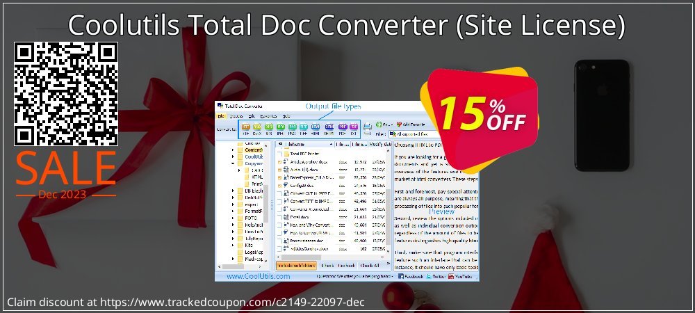 Coolutils Total Doc Converter - Site License  coupon on April Fools' Day offer