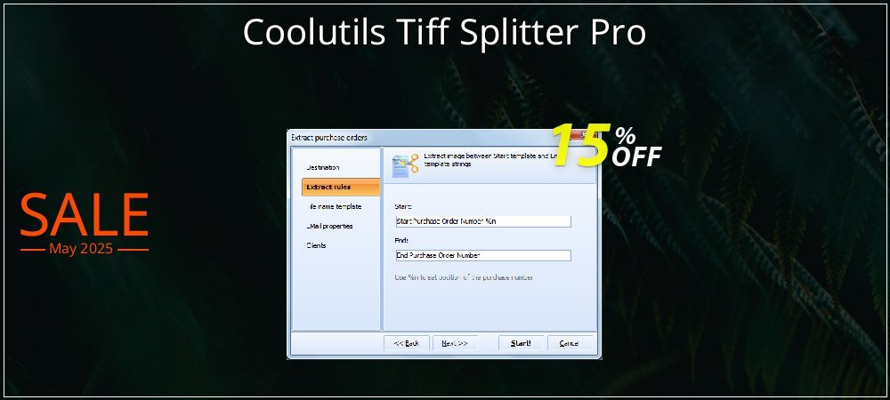 Coolutils Tiff Splitter Pro coupon on National Walking Day offering sales