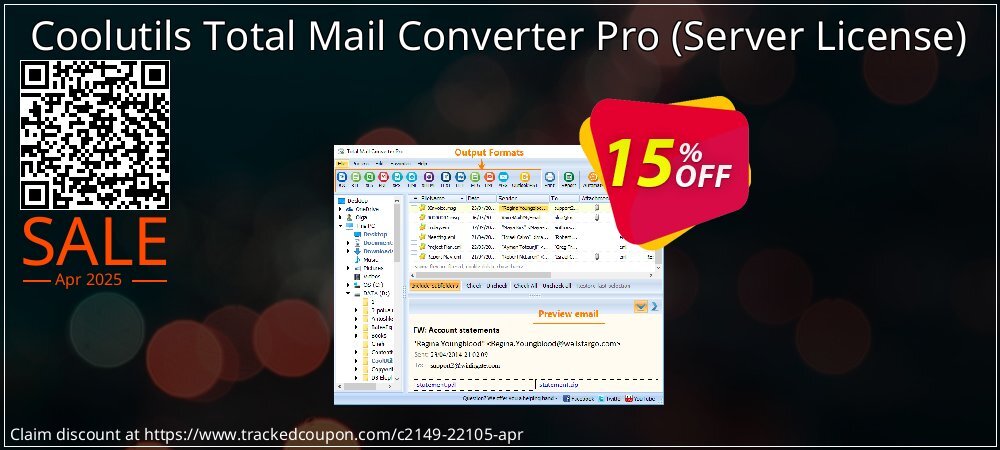 Coolutils Total Mail Converter Pro - Server License  coupon on National Walking Day deals