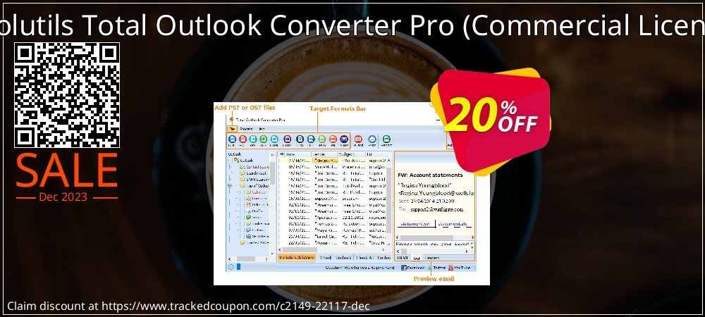 Claim 20% OFF Coolutils Total Outlook Converter Pro - Commercial License Coupon discount March, 2020