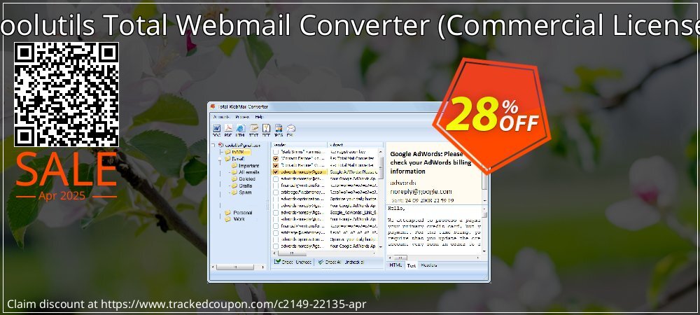 Coolutils Total Webmail Converter - Commercial License  coupon on Mother Day offering sales