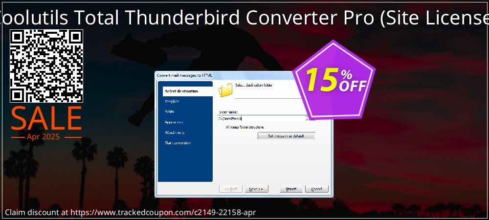 Coolutils Total Thunderbird Converter Pro - Site License  coupon on Virtual Vacation Day promotions