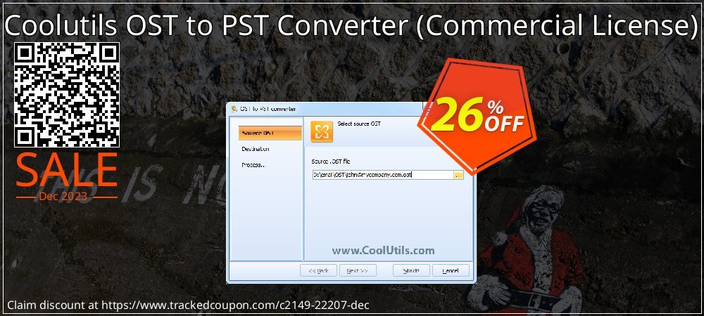 Coolutils OST to PST Converter - Commercial License  coupon on April Fools Day discount