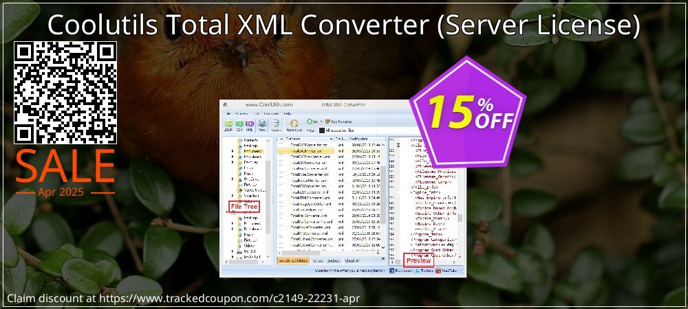 Coolutils Total XML Converter - Server License  coupon on World Party Day deals