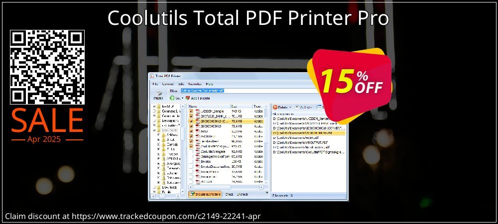 Coolutils Total PDF Printer Pro coupon on World Party Day offer