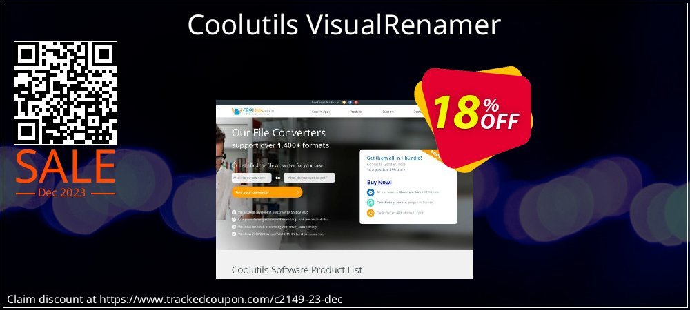Coolutils VisualRenamer coupon on Easter Day offering sales