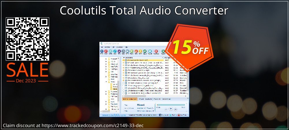 Coolutils Total Audio Converter coupon on National Champagne Day offering sales