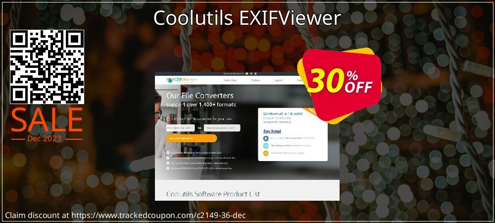 Get 30% OFF Coolutils EXIFViewer discounts
