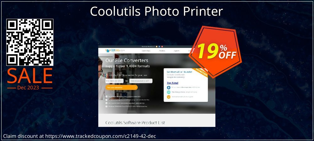 Coolutils Photo Printer coupon on April Fools' Day super sale