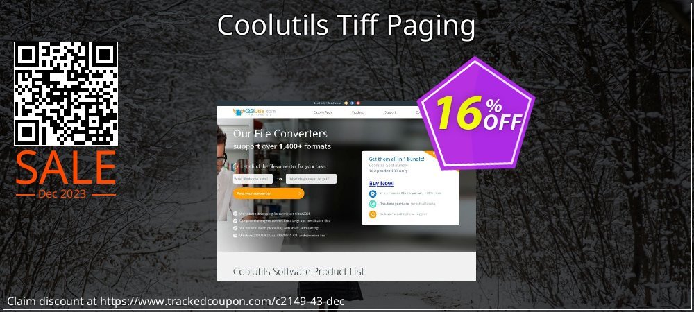 Coolutils Tiff Paging coupon on Constitution Memorial Day promotions