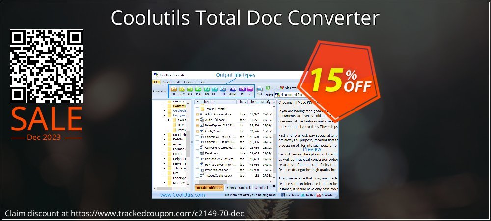 Coolutils Total Doc Converter coupon on National Walking Day discounts