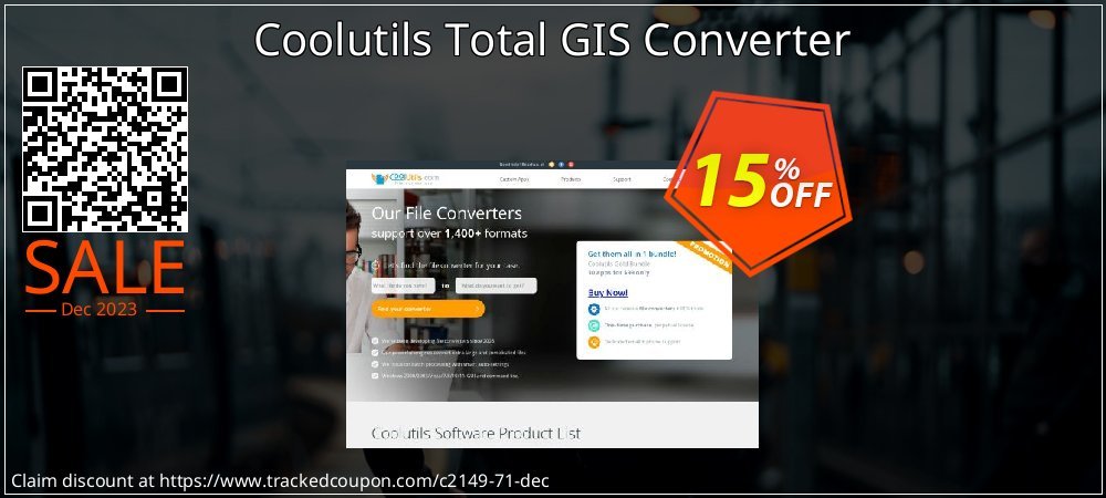 Coolutils Total GIS Converter coupon on World Party Day promotions