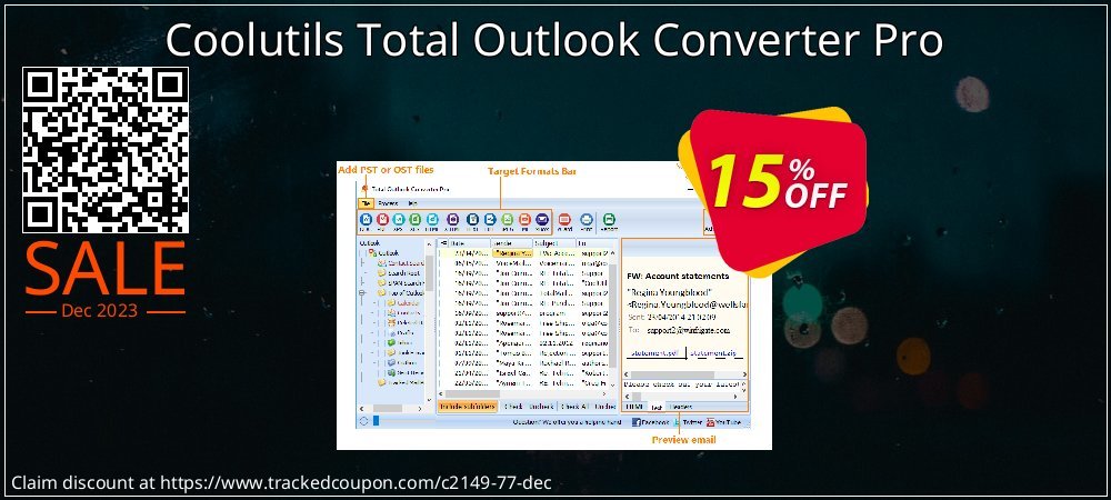 Claim 15% OFF Coolutils Total Outlook Converter Pro Coupon discount February, 2020