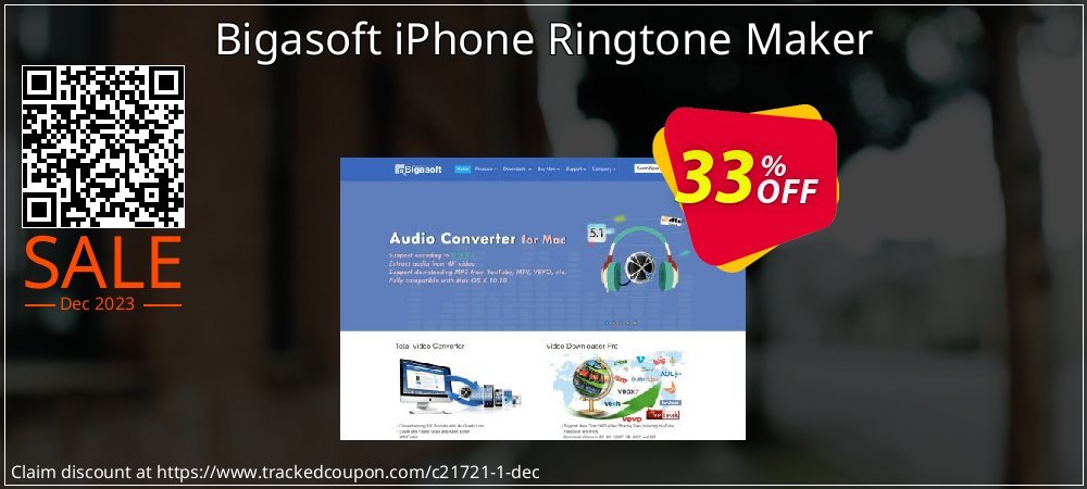 Bigasoft iPhone Ringtone Maker coupon on Halloween offering discount