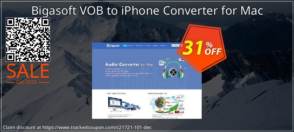 Bigasoft VOB to iPhone Converter for Mac coupon on World Party Day promotions