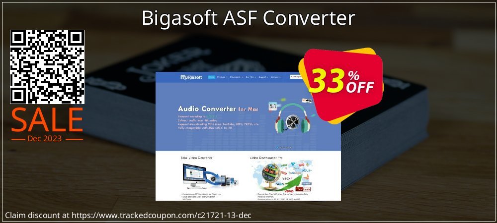 Bigasoft ASF Converter coupon on Christmas Eve sales