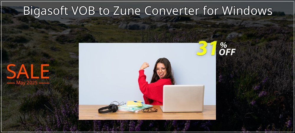 Bigasoft VOB to Zune Converter for Windows coupon on National Smile Day offering discount