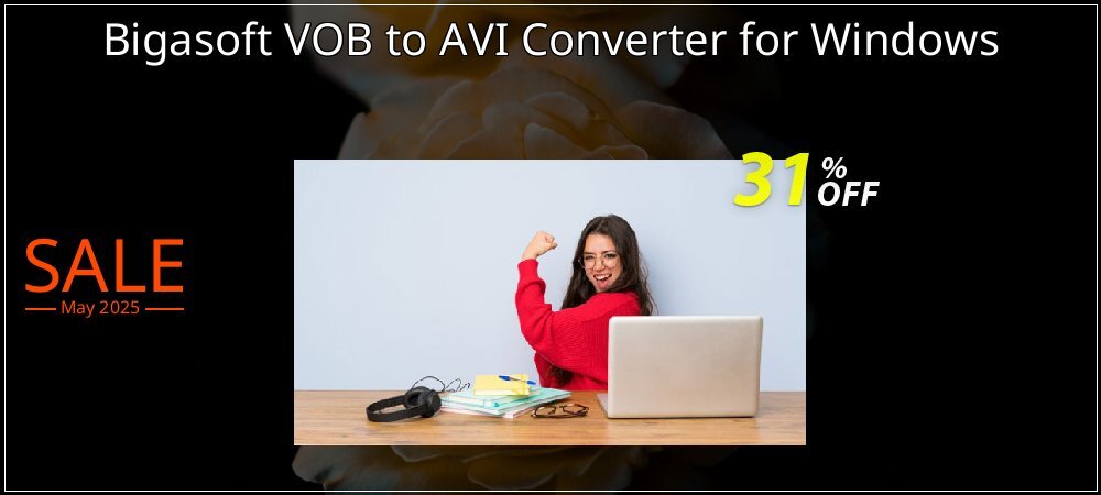 Bigasoft VOB to AVI Converter for Windows coupon on World Party Day offering sales