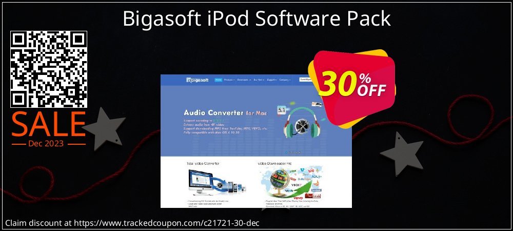 Bigasoft iPod Software Pack coupon on National Walking Day sales