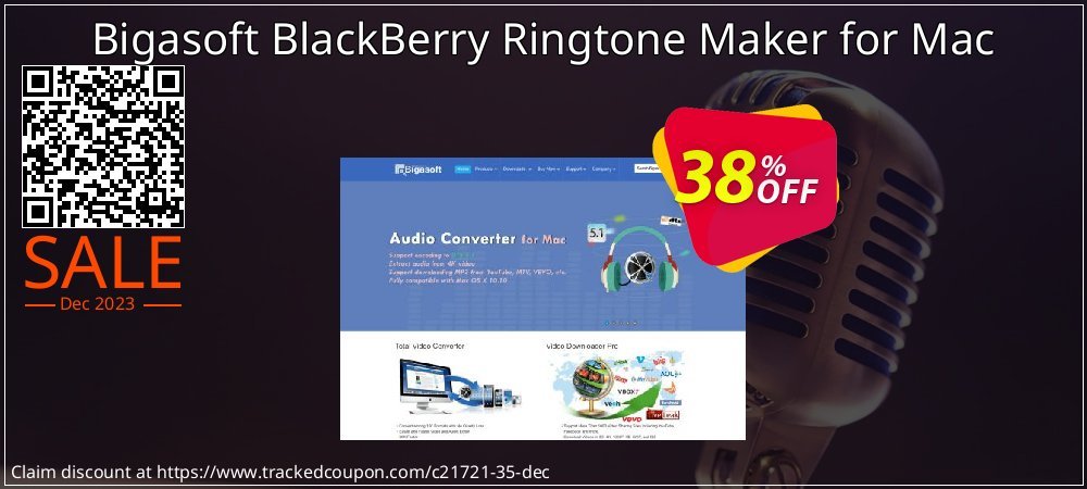 Bigasoft BlackBerry Ringtone Maker for Mac coupon on Mother Day super sale
