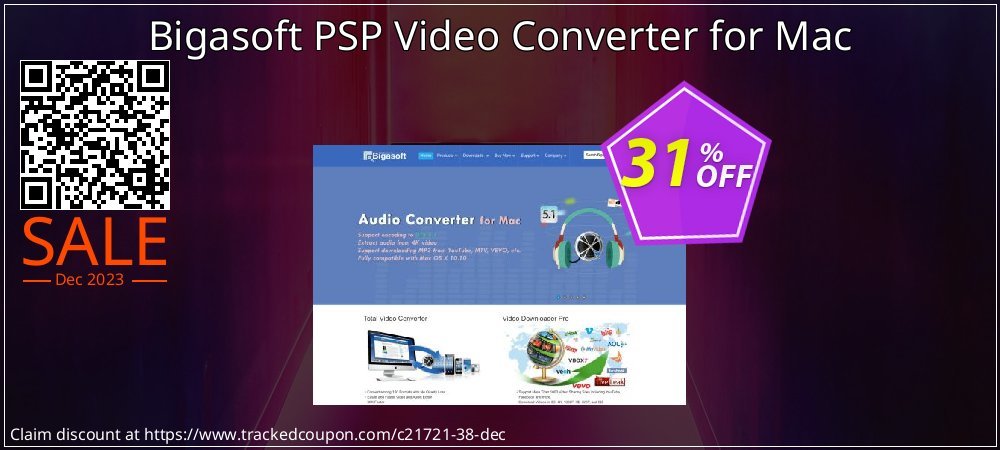 Bigasoft PSP Video Converter for Mac coupon on Easter Day promotions