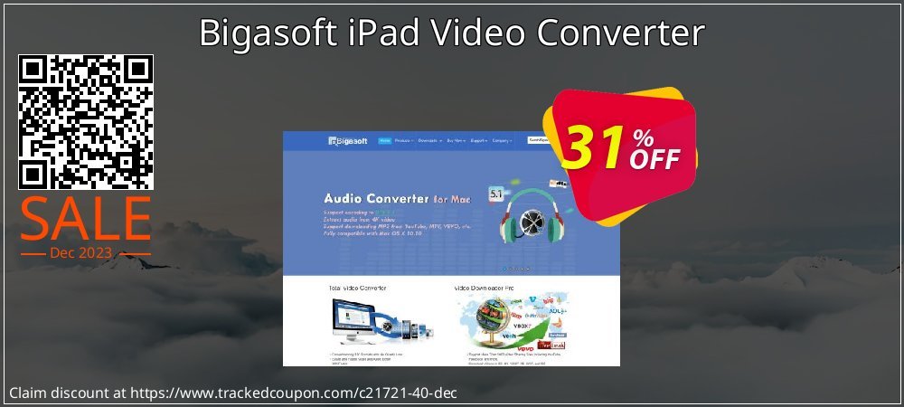 Bigasoft iPad Video Converter coupon on National Walking Day deals