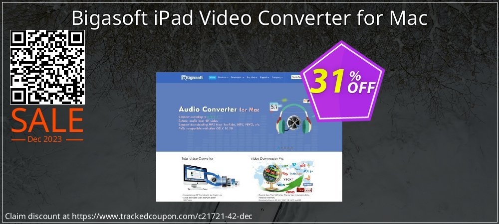 Bigasoft iPad Video Converter for Mac coupon on April Fools' Day discount
