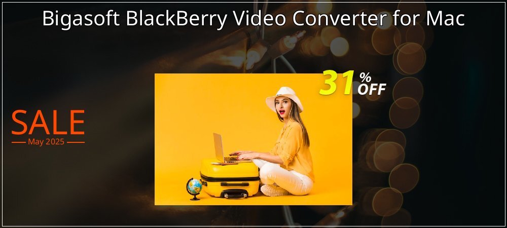Bigasoft BlackBerry Video Converter for Mac coupon on National Pizza Party Day offering sales