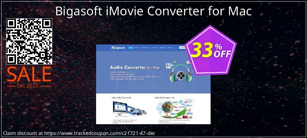 Bigasoft iMovie Converter for Mac coupon on Navy Day offering sales