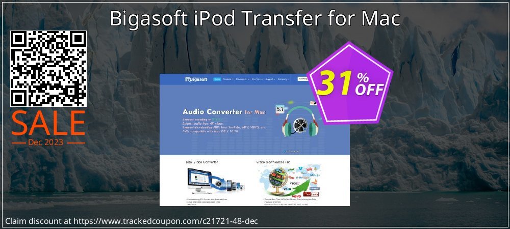 Bigasoft iPod Transfer for Mac coupon on Easter Day sales