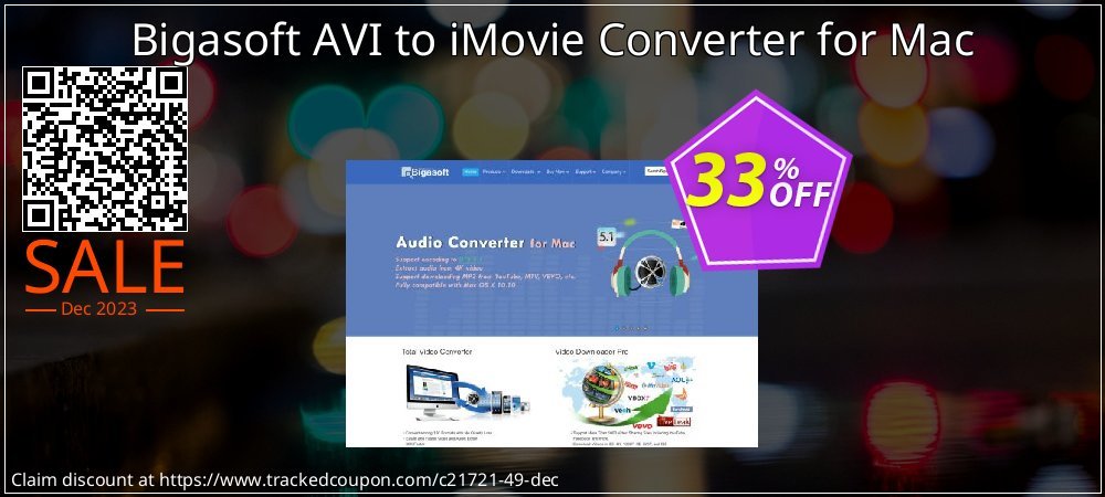 Bigasoft AVI to iMovie Converter for Mac coupon on Christmas Card Day sales
