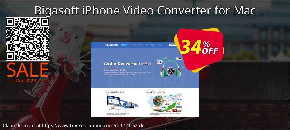 Bigasoft iPhone Video Converter for Mac coupon on National Champagne Day discount