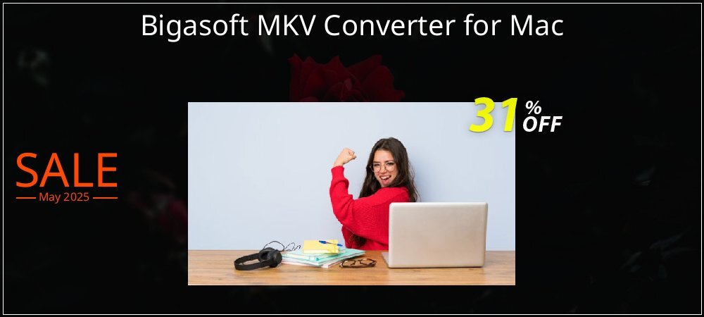 Bigasoft MKV Converter for Mac coupon on Mother's Day offering discount