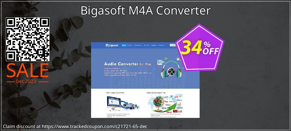 Bigasoft M4A Converter coupon on World Backup Day discounts