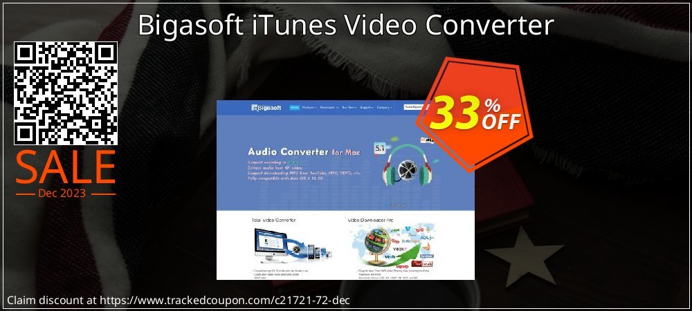 Bigasoft iTunes Video Converter coupon on Cheese Pizza Day offer