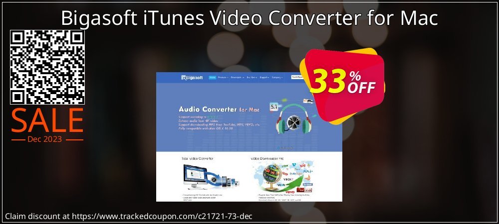 Bigasoft iTunes Video Converter for Mac coupon on Virtual Vacation Day super sale