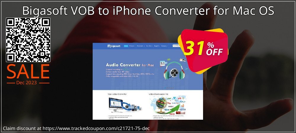 Bigasoft VOB to iPhone Converter for Mac OS coupon on National Walking Day sales