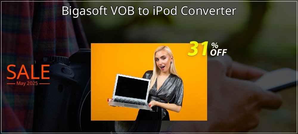 Bigasoft VOB to iPod Converter coupon on National Memo Day offering sales