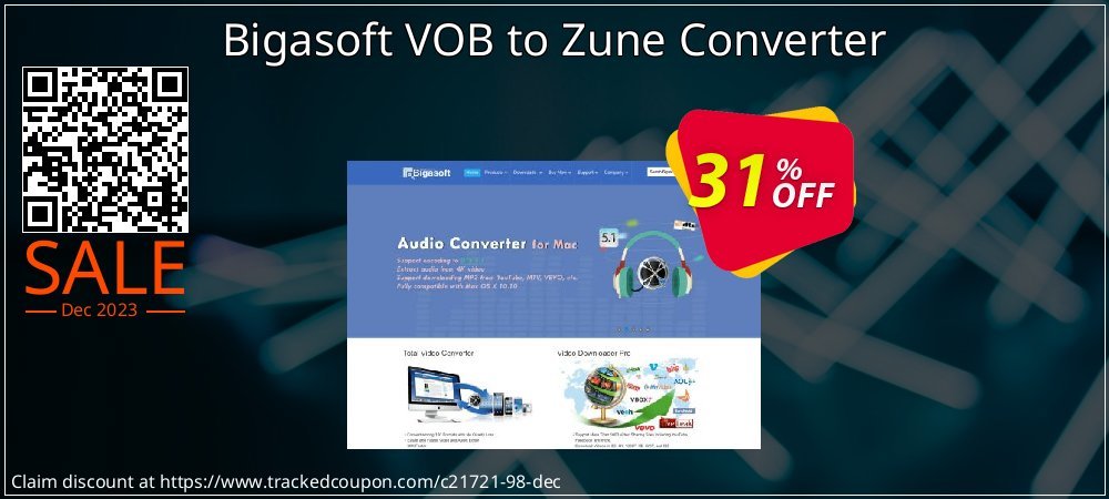 Bigasoft VOB to Zune Converter coupon on Chinese National Day offer