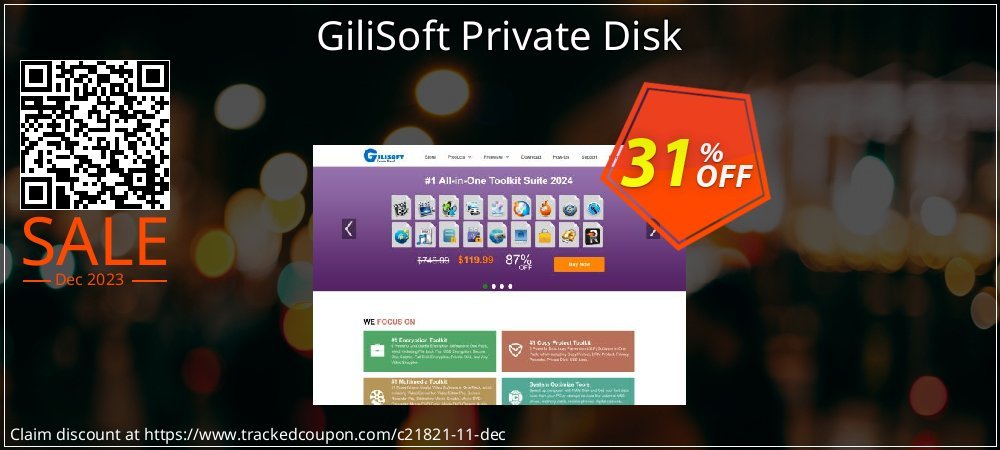 GiliSoft Private Disk coupon on Native American Day offering sales