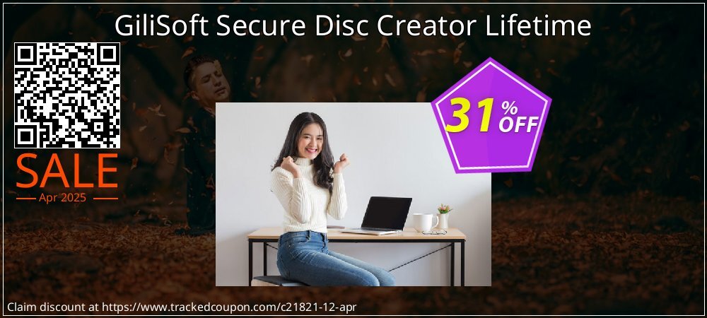GiliSoft Secure Disc Creator Lifetime coupon on Working Day offer