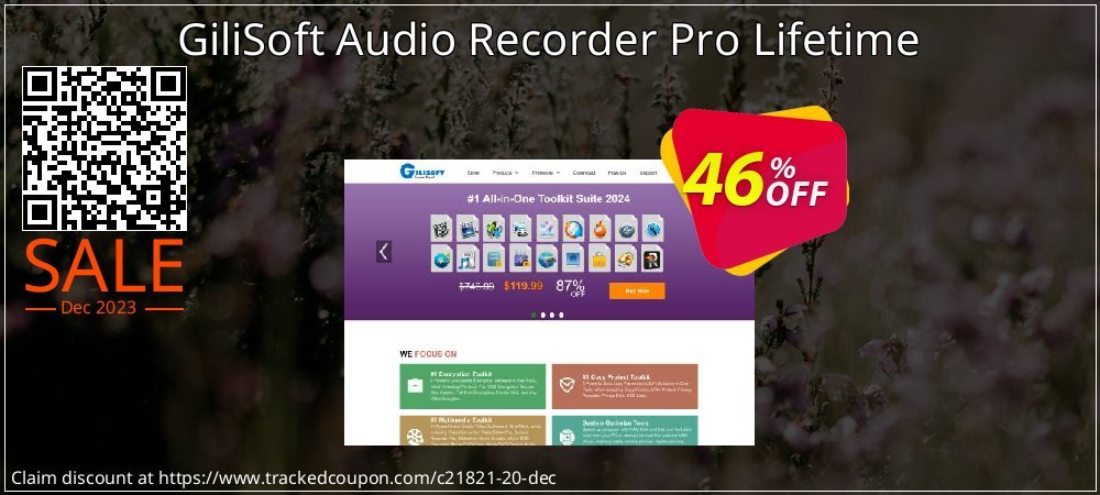 GiliSoft Audio Recorder Pro Lifetime coupon on Chinese National Day super sale