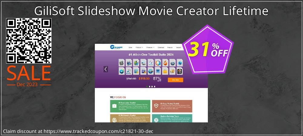 GiliSoft Slideshow Movie Creator Lifetime coupon on National Walking Day deals